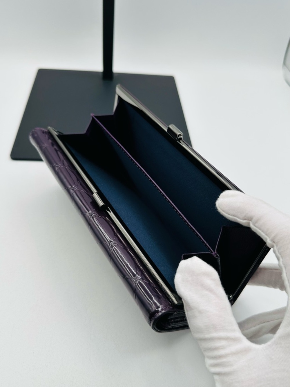 Burberry Quilted Patent Leather Wallet - Picture 10 of 12